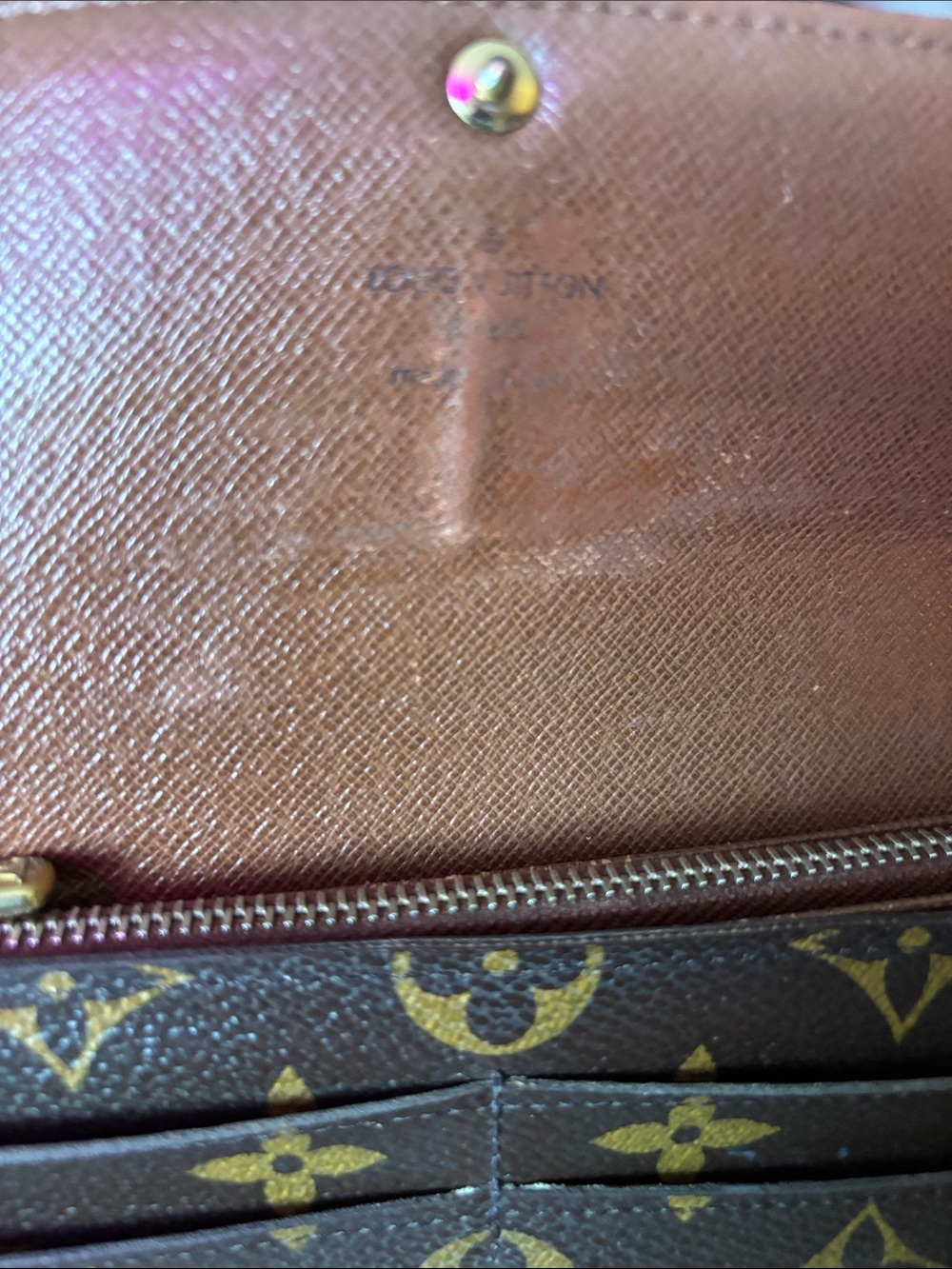 Louis Vuitton Sarah Monogram Wallet with COA - Picture 9 of 16